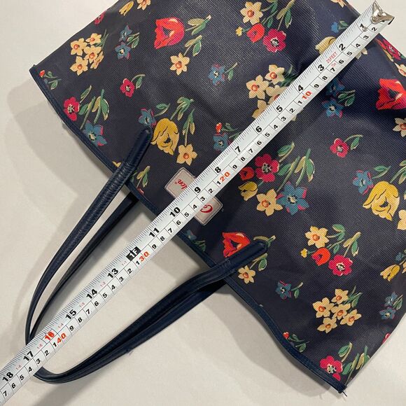 ~ Rare Cath Kidston XL Overnight Floral Coated Bag 2 Handle Snap Lined Pockets - Picture 8 of 16